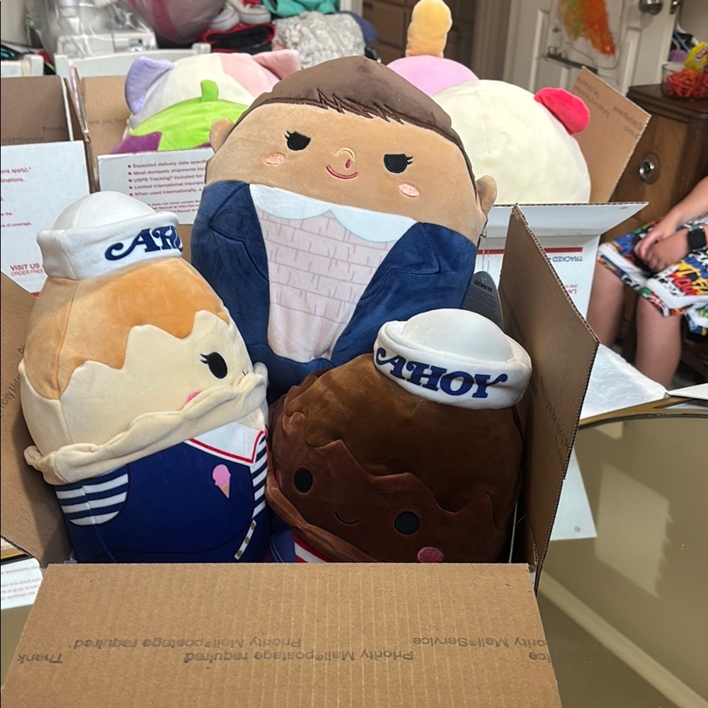 Sailor Plush Toy with Blue Outfit